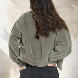 Thrills - Jodie Cord Jacket Pewter