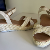 Midas - Raffia Wedge Sandals